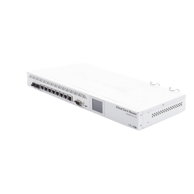 CCR1009-7G-1C-1S+ - (CCR1009-7G-1C-1S+) Cloud Core Router, CPU 9 Núcleos,7 Puertos Gigabit, 1 Combo TP/SFP, 1 puerto SFP+, 2 GB Memoria