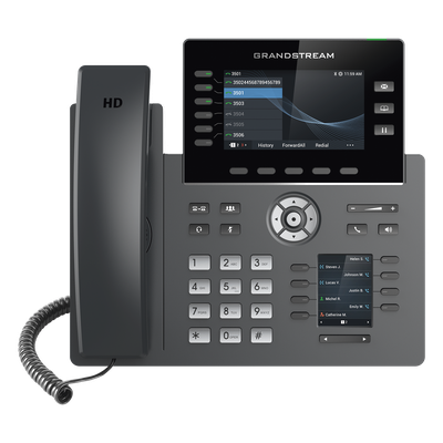 GRP-2616 - Grandstream Networks GRP2616 teléfono IP Negro 6 líneas TFT Wifi