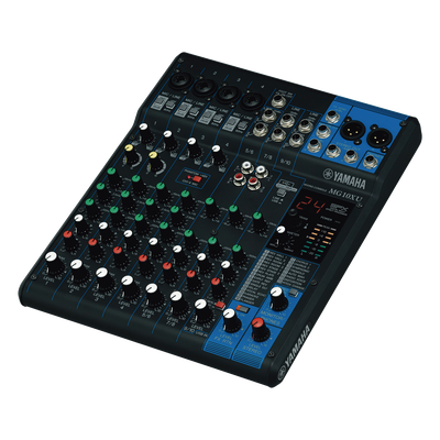 MG-10XU - Mezcladora de Audio / 10 Canales / 4 Entradas Micrófono-Línea / 3 Entradas Estéreo / Efectos SPX 24 Programas / USB 24-bit/192 kHz / Phantom Power