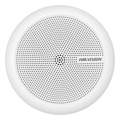 DS-2FP2061 - Micrófono Omnidireccional IP / Captación 360° / Alcance 5 m (16.4 ft) / Cancelación de Ruido / 12 VCC / Montaje Múltiple