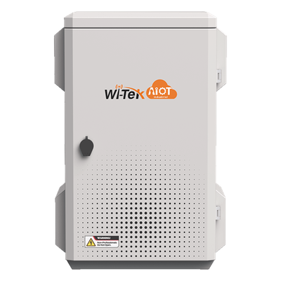 WI-IOTBOX02 - Gabinete Exterior IP55 / Acero SPCC 680 x 480 x 315 mm / Rieles DIN / 4 Placas Laterales / Microswitch