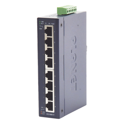 IGS-801T - PLANET IGS-801T switch No administrado L2 Gigabit Ethernet (10/100/1000) Azul