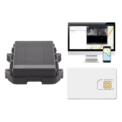 LL303KIT2 - Rastreador GPS 4G / Panel Solar Integrado / IP67 / Batería 10000 mAh / Alertas de Manipulación / Instalación Magnética