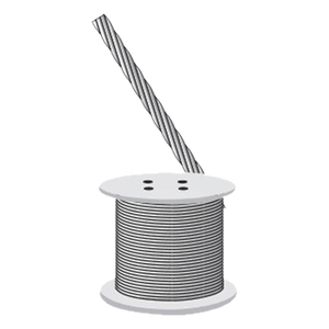 S-RET-635CAM - Cable de Retención de Acero / 7 Hilos Trenzados / 1/4" / Carga a Ruptura 2154 kg (4750 lb) / Galvanizado Clase A
