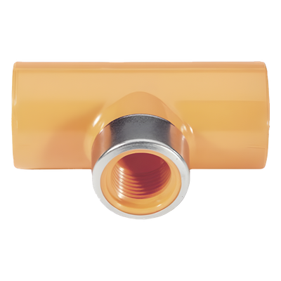 VP-TEE-FPT - Conector en T / 3/4" NPT x 1/2" NPT / Rosca hembra / 10 piezas por caja