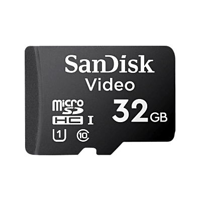 SDSDQA5A4032GBP - Tarjeta MicroSDXC / 32 GB / Clase 10 / Escritura 50 MB/s / 16 TBW / -25°C a 85°C / Grabación 24/7