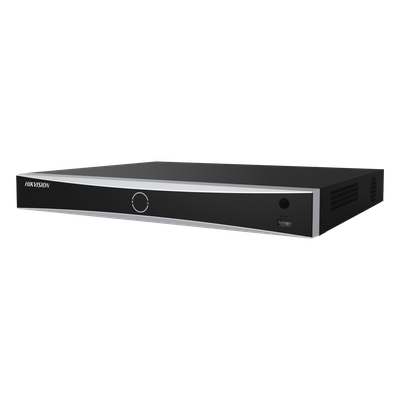 IDS-7616NXI-I2/16P/8F - NVR 12 Megapixel (4K) / Reconocimiento Facial / 16 Canales IP / Base de Datos / Hasta 100,000 Fotografías / 16 Puertos PoE+ / 2 Bahías de Disco Duro / Switch PoE 300 mts / Bases de Datos / HDMI en 4K