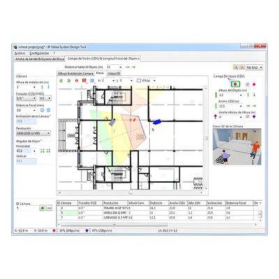 IPVSDTPRO - IP Video System Design PROFESSIONAL Tool / Software de Diseño para el Sistema de Vídeo IP / Hasta 64 Cámaras por Proyecto
