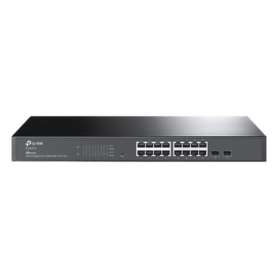 TL-SG2218 - TP-Link JetStream TL-SG2218 switch Gestionado L2/L2+ Gigabit Ethernet (10/100/1000) 1U Negro