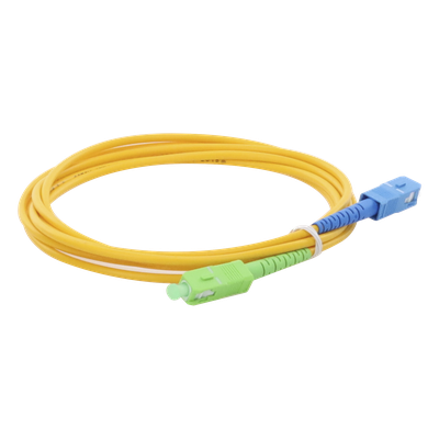 LPSM3SCASCUS2 - Jumper de Fibra Óptica / Monomodo OS2 G.652D / SC/APC-SC/UPC / Simplex / 2 m (6.56 ft) / 3 mm