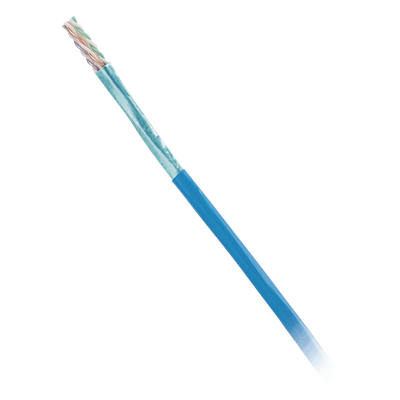 PFL6004BU-G - Bobina de Cable Blindado F/UTP / Cat6 / 4 Pares / 23 AWG / LSZH / 305 m (1000 pies) / Azul