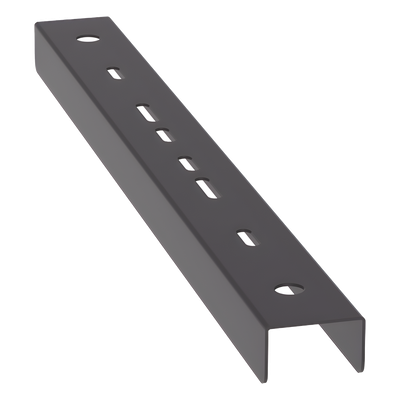PWBTB12BL - Soporte Tipo Trapecio / Hasta 12 in (305 mm) Ancho / Varilla Roscada 1/2 in / Acero con Recubrimiento en Polvo / Negro