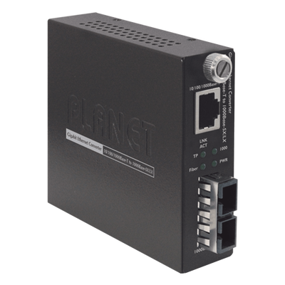 GST-802 - Convertidor de Medios 10/100/1000BASE-T a 1000Base-SX (SC) 220m/550m