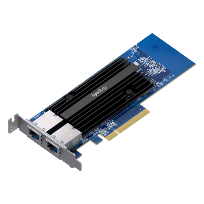 E10G30-T2 - Synology E10G30-T2 tarjeta de red Interno Ethernet 10000 Mbit/s, Alámbrico, PCI Express, Azul