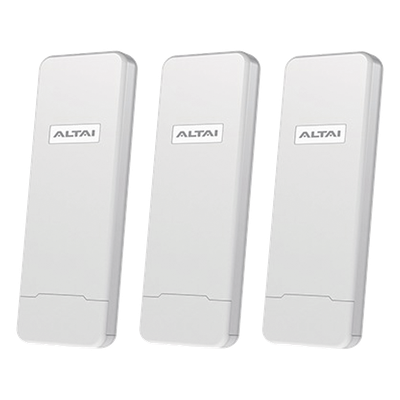 3-PACK-C1N - Kit WiFi para Hotspot Comunitario (3 AP) / Cobertura hasta 800 m / Nube Gratuita / Ideal para Iniciar WISP / 128 Usuarios por AP