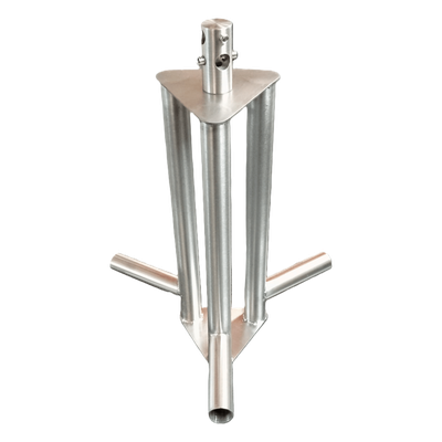 LP-EINX - Electrodo de Acero Inoxidable / Diseño Delta / 18 A / Cilindro Equipotencial Autoconectable / Terrenos Corrosivos / 22 cm x 56.7 cm