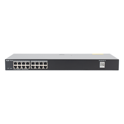 RG-ES216GC-V2 - Switch Administrable / 16 Puertos Gigabit / Gestión en la Nube Gratuita / Prevención de Bucles / Montaje Rack