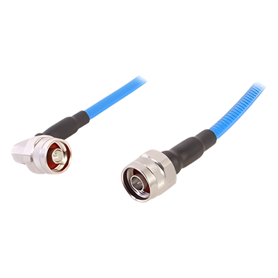 P2RFC-2265-39 - Cable RF Coaxial Plenum / SSP-250-LLPL / 1/4" (6.35 mm) / 1 m (3.28 pies) / N Macho a N Macho / Bajo PIM ≤-155 dBc / 0-6 GHz / Blindaje >100 dB