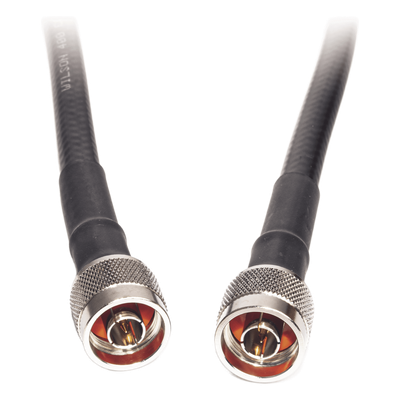 952-302 - Jumper Coaxial / 60 cm (1.97 pies) / Impedancia 50Ω / Blindaje >90 dB / Conectores N Macho / Uso Interior/Exterior