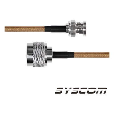 SBNC-142-N-60 - Jumper Coaxial RF / BNC Macho a N Macho / RG-142/U / 60 cm