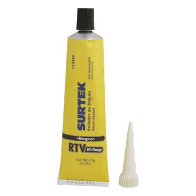 SYS-113-458 - Silicón Industrial / Resistencia 344 °C / Tubo 70 g / Vulcanización a Temperatura Ambiente / Película en 5 min
