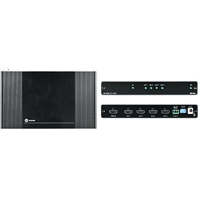 VM-4H2 - Distribuidor Amplificador HDMI 1:4 | 4K@60Hz (4:4:4) | HDR10 | HDCP 2.2 | Ancho de Banda 17.82 Gbps | Manejo Inteligente EDID | RS-232 | Mega TOOLS™