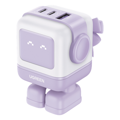 35314 - Ugreen 35314 cargador de dispositivo móvil Universal Violeta, Blanco Corriente alterna Carga rápida Interior