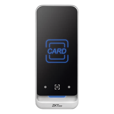 QR600VE - Lector de Código QR y Proximidad / IP65 / Carcasa Metálica / Wiegand 26 Bits / RS485 OSDP / 125 kHz / 16.4 ft