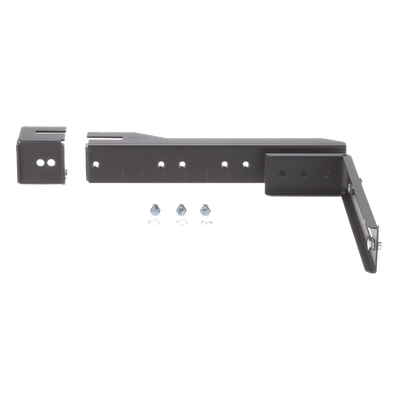 FR6ALB - Soporte en L para Canaleta / Compatible FiberRunner 4x4 y 6x4 / Montaje en Riel Escalerilla 0.375 x 1.5/2 pulgadas / Acero Negro / 9 Piezas / UL 2024