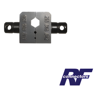 RFA-4009-03 - Dado para plegar / Hexagonal / 0.042", 0.068", 0.255" / RG-8/X, LMR-240, Belden 9258 / 1.3 lb