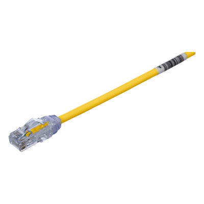 UTP28X2YL - Cable de Parcheo UTP / Cat6A 500 MHz / 28 AWG Diámetro Reducido 4.7 mm / Doble Clasificación CM/LSZH / PoE IEEE 802.3bt / 0.61 m (2 ft)
