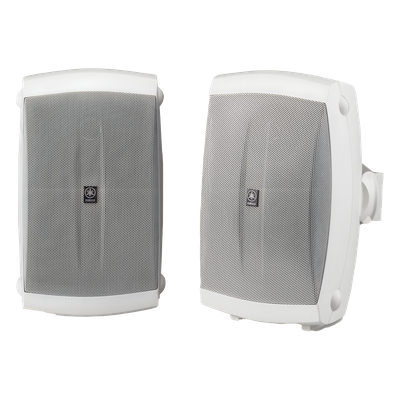 NSAW150W - Altavoces de Montaje en Superficie de 2 Vías / Woofer 5 in (127 mm), Tweeter 0.5 in (12.7 mm) / Semi-Exterior, 6 Ohms / Par Color Blanco