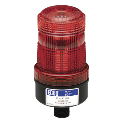 X6267-R - Mini baliza LED / Montaje permanente / SAE Clase III / 12-80 VCC / IP67 / Pulse8