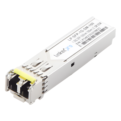 LP-SFP-1G-SM-100 - Transceptor SFP / 1.25 Gbps / Monomodo 1550 nm / LC/UPC Dúplex / DDM / Alcance 100 km (62.1 mi)