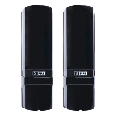 SFE100 - Barrera Infrarroja Perimetral / 3 Rayos / 4 Frecuencias / 100 m (328.1 ft) Exterior / IP65 / Alimentación Dual 12-24 Vcc