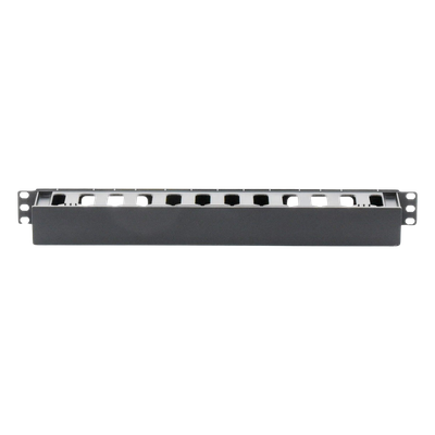 LP-ORG-01 - Organizador de Cables Horizontal / 1U / Rack 19" / Plástico ABS Resistente / Pintura Electrostática Negra