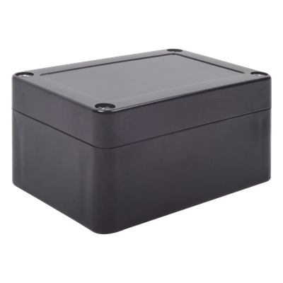 TXG-014-BK - Gabinete Plástico para Exterior / IP65 / 100 x 68 x 50 mm / Montaje en Pared / Rango -20 a 60 °C
