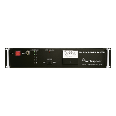 SEC-40BRM - Fuente de Poder Conmutada / 13.8 VCC / 40 A Continua / Rack 19" 2U / Cargador de Baterías 8 A / Escalable 100 A