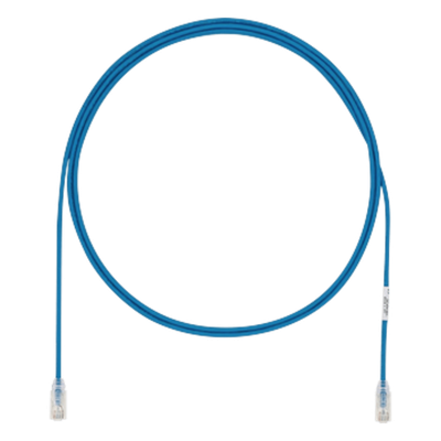 UTP28X5MBU - Cable de Parcheo UTP / Cat6A / 28AWG / CM/LSZH / 5 m (16.40 pies) / Azul