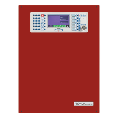 PREVIDIAC-200SR - Central de Detección de Incendio Direccionable / 2 Lazos / 480 Puntos / Pantalla Táctil 4.3" / Gestión Cloud / Red 50 Nodos / EN54 y UL