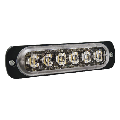 SP6A - Luz Auxiliar LED / 6 LED Alta Potencia / Perfil Bajo 9 mm / SAE Clase 1 / ECE R65 / IPX7 / Sincronización 15 Unidades