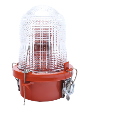 OL1-VLED2-IR - Lámpara de Obstrucción / LED IR Roja / Baja Intensidad 32.5 cd / 120-240 Vca / 360° Cobertura / IP Aeronáutico