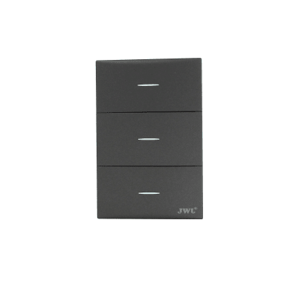Jwj Placa de Interruptores / 3 Sencillos / 10 A JTL-G7709