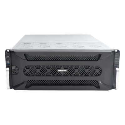 DS-96256NI-I24 - NVR 12 Megapixel (4K) / 256 canales IP / 24 Bahías de Disco Duro / 4 Puertos de Red / Soporta RAID con Hot Swap / NVR