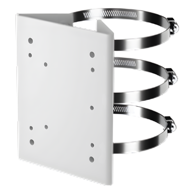 HA60PLMZI - Adaptador de Montaje en Poste / PTZ Serie 35 / Acero / Interior y Exterior / Paso de Cable Interno