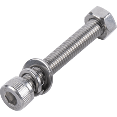 EPL-BOLTS-60 - Tornillo de Acero Inoxidable / M8 x 60 mm / Montaje Fotovoltaico / Resistente a Corrosión / Acabado Pulido