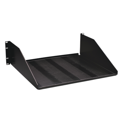 SH-S19V-01 - Charola para Rack / Ventilada / 3UR / Aluminio 2.5mm / 22.7kg / 438mm / 19in