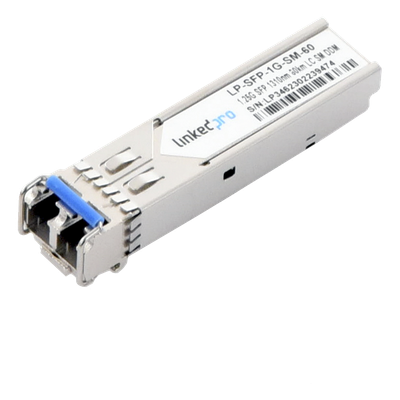 LP-SFP-1G-SM-60 - Transceptor SFP / Monomodo 1310 nm / 1.25 Gbps / 1000BASE-EX / LC/UPC Dúplex / DDM / 60 km (196.9 ft)