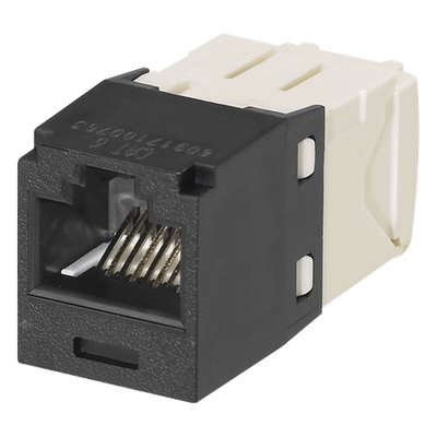 CJ688TGBL - Panduit Módulo Jack CJ688TGBL, UTP RJ45 Cat 6, 10/100/1000 Mbps, Negro