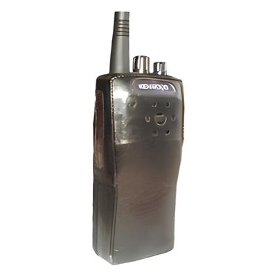FSMTK-260 - Funda de Piel Reforzada / Compatible con Radios Kenwood TK2100, 3100, 2102, 3102, 2102G, 3102G, 260G, 270G, 272G, 372G / Protección contra Golpes y Caídas / Material Resistente a Temperatura y Humedad / Correa Ajustable